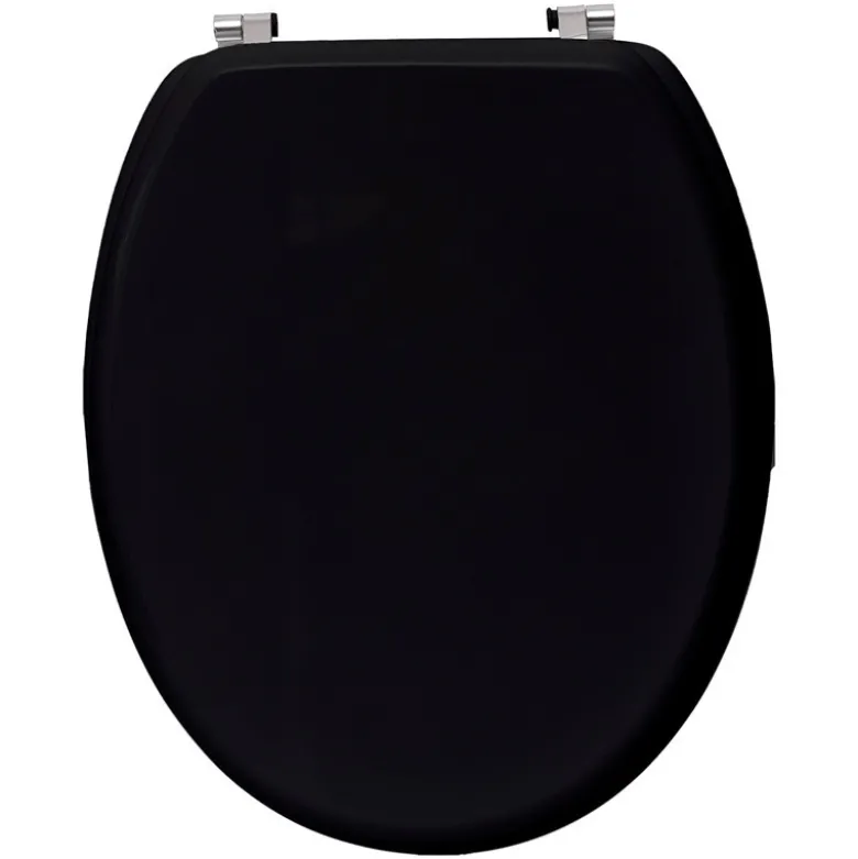 Abattant wc mdf 18 pouces noir