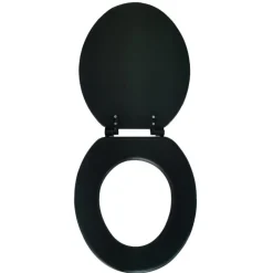Abattant wc mousse noir 36x39cm