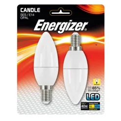 Ampoule e14 470lm 5.4w flamme x2