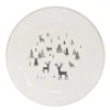 Assiette a dessert cerf nordic
