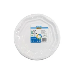Assiette 20,5cm x50 plastique re
