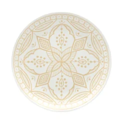 Assiette dessert ankara beige