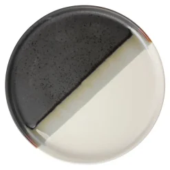 Assiette dessert motif traits 19