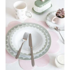 Assiette plate lisere cotele