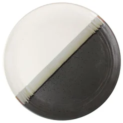 Assiette plate motif traits d27c