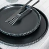 Assiette plate mouchete d26.5cm