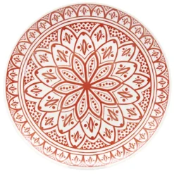 Assiette plate terracotta