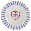 Assiette plate yucatan coeur