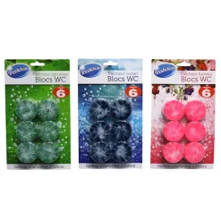 Blocs wc chasse d'eau x6