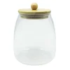 Bocal en verre arrondis / bois