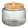 Bocal en verre strie 3l