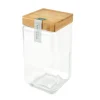 Bocal verre bouchon bambou 2.1l