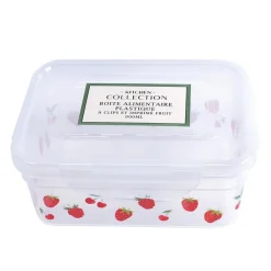 Boite alimentaire plastique clip