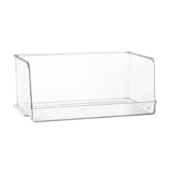 Boite empilable transparente l