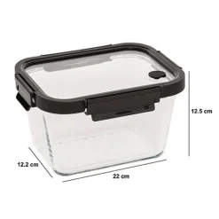 Boite en verre clipeat 1.8l