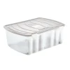 Boite plastique a roulette 96l
