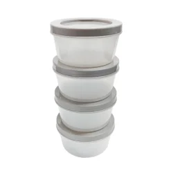 4 boites alimentaire ronde 200ml