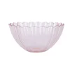 Bol plastique d15cm fleur rose