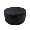 Bougie ciment noir couvercle