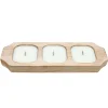 Bougie citronnelle en bois
