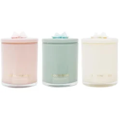 Bougie en verre colore