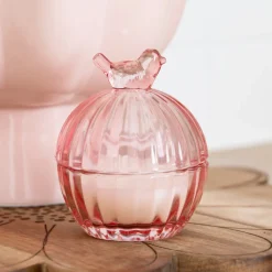 Bougie ronde en verre