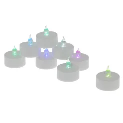 Bougies chauffe plats led couleu