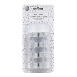 Bougies chauffe plats led x8 arg
