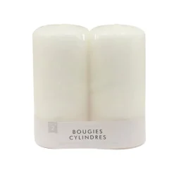 Bougies cylindre x2