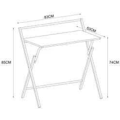 Bureau pliant creme