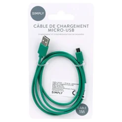 Cable usb a to micro 1m