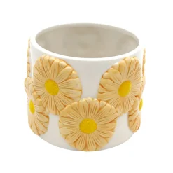 Cache pot fleurs 3d ass o16cm