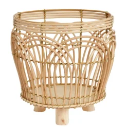 Cache pot rotin naturel