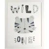 Cadre image wild bleu