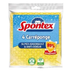 Carreponges x4 anti-bacteries