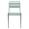 Chaise metal alba vert treillis