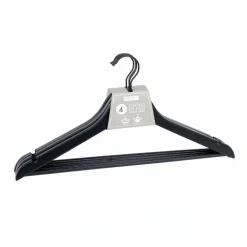 Cintres en bois noir mat x4