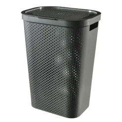 Coffre a linge infinity 60l gris