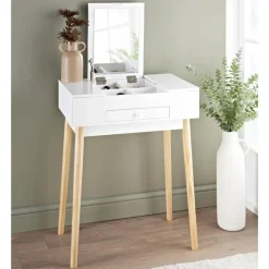 Coiffeuse/ miroir & rangements