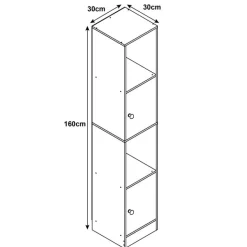 Colonne de rangement