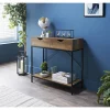 Console noir/bois