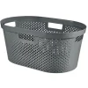 Corbeille linge 40l infinity gri
