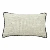 Coussin bord brode 50x30cm