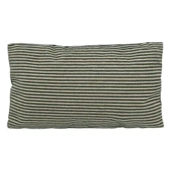 Coussin chenille 30x50cm vert