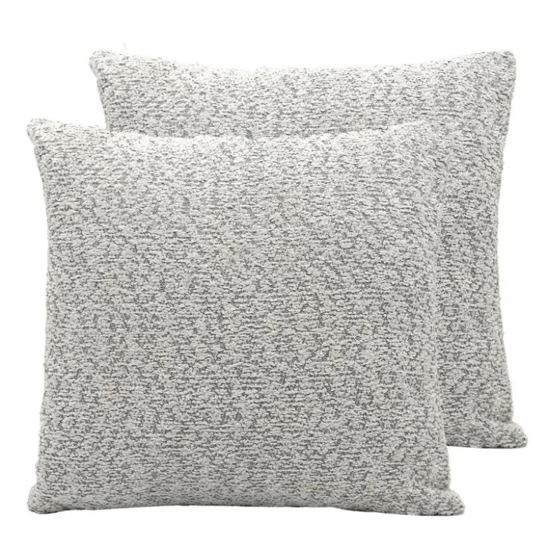 Coussin darci 40x40cm gris clair