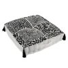 Coussin de sol mia 45x45cm noir