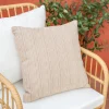 Coussin ext texture naturel