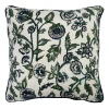 Coussin flowy 40x40cm bleu