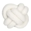 Coussin forme bouclette creme