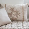 Coussin palmier pompons 70x50cm